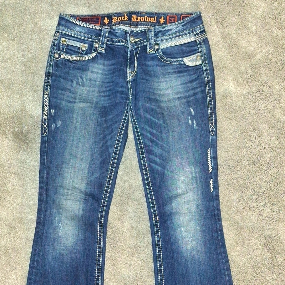 EUC Rock Revival Alanis Boot Cut Jeans - Picture 5 of 13